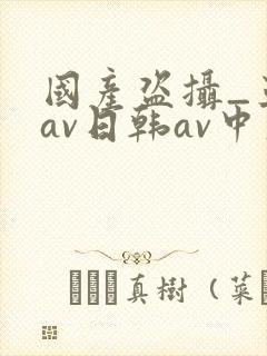 国产盗摄_亚洲av日韩av中文封面