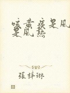 咳黄痰是风寒还是风热