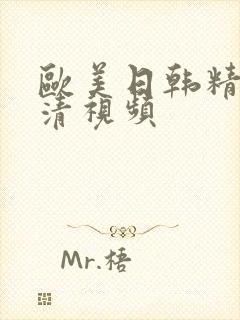 欧美日韩精品高清视频