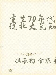 重生70年代,从北大荒知青开始