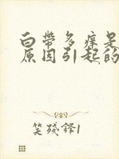 白带多痒是什么原因引起的