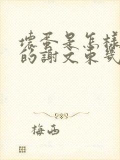 坏蛋是怎样炼成的谢文东几个老婆