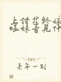 上错花轿嫁对郎哑妹看见什么发出声音封面