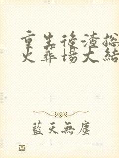 重生后渣总追妻火葬场大结局