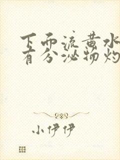 下面流黄水瘙痒有分泌物灼痛感