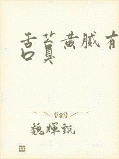 舌苔黄腻有齿痕口臭