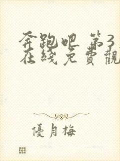 奔跑吧 第3季在线免费观看