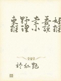 东野圭吾好看的推理小说推荐