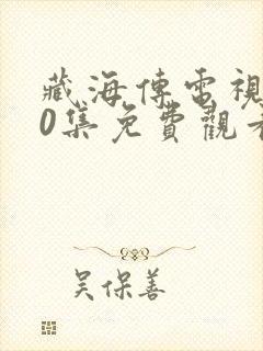 藏海传电视剧40集免费观看封面