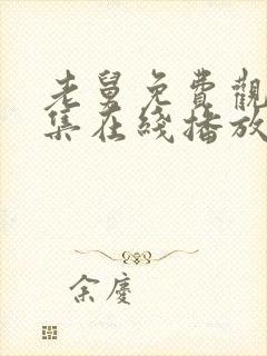 老舅免费观看全集在线播放