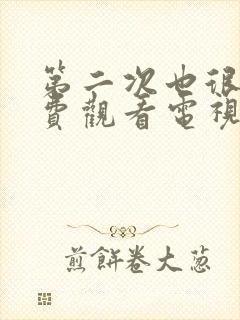 第二次也很美免费观看电视剧封面