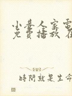 小巷人家电视剧免费播放 在线