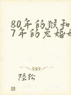 80年的猴和87年的兔婚姻怎样