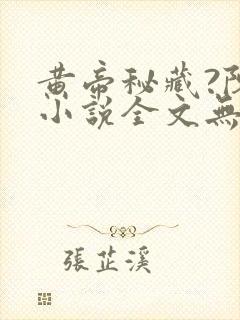 黄帝秘藏?陈启小说全文无删减