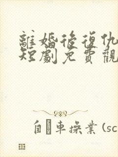 离婚后复仇前妻短剧免费观看封面