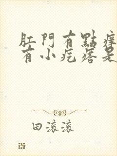 肛门有点痒摸着有小疙瘩是怎么回事啊