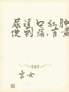 尿道口红肿,小便刺痛,有黄色分泌物