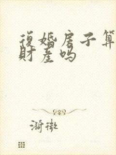 复婚房子算婚前财产吗