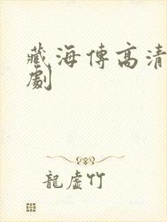 藏海传高清电视剧封面