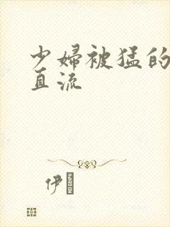 少妇被猛的白浆直流封面