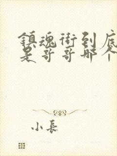 镇魂街到底哪个是哥哥哪个是弟弟