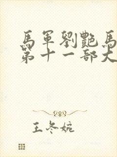 马军刘艳马小青第十一部大结局