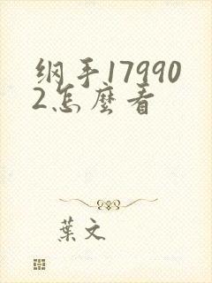 纲手179902怎么看