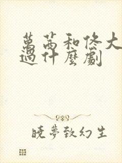 万茜和佟大为演过什么剧