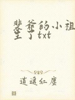 裴爷的小祖宗重生了txt