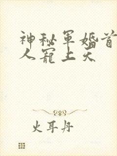 神秘军婚首长大人宠上天
