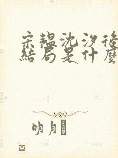 宋韫沈汐后续大结局是什么