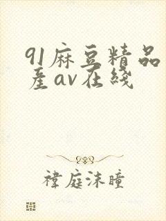 91麻豆精品国产av在线