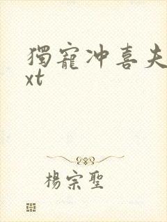 独宠冲喜夫郎txt