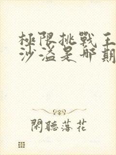 极限挑战王大陆沙溢是哪期封面