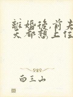 离婚后,前夫每天都想上位全文免费阅读封面