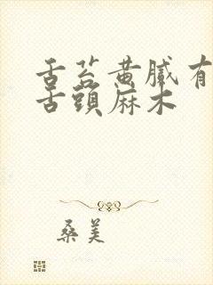 舌苔黄腻有齿痕舌头麻木封面