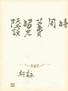 陆昭菱周时阅小说免费封面