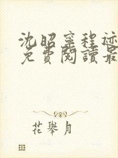 沈昭宁程迹小说免费阅读最新章节封面