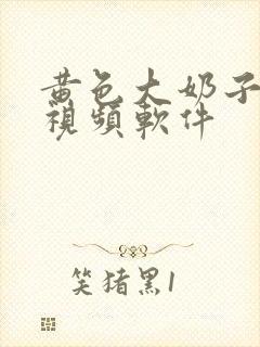 黄色大奶子美女视频软件