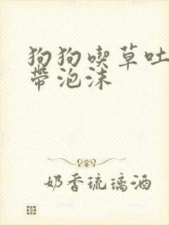 狗狗吃草吐黄水带泡沫