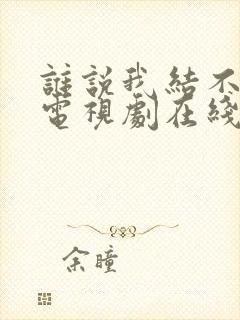 谁说我结不了婚电视剧在线播放