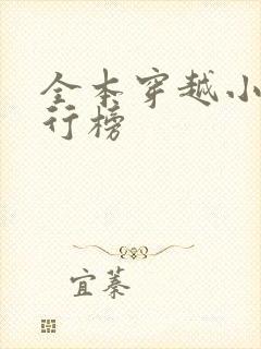 全本穿越小说排行榜封面