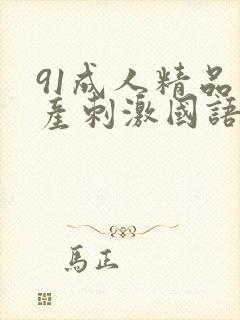 91成人精品国产刺激国语对白封面