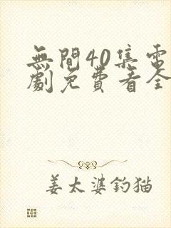 无间40集电视剧免费看全集封面