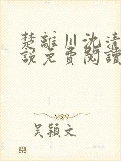 楚离川沈清歌小说免费阅读最新章节