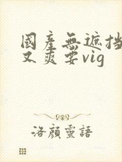 国产无遮挡又黄又爽要vig