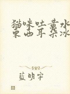 猫咪吐黄水不吃东西耳朵冰凉