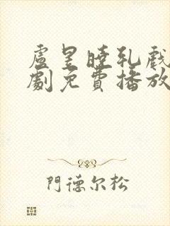 卢昱晓轧戏电视剧免费播放完整版