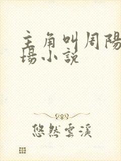 主角叫周阳的官场小说封面