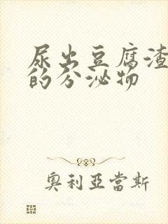 尿出豆腐渣一样的分泌物封面